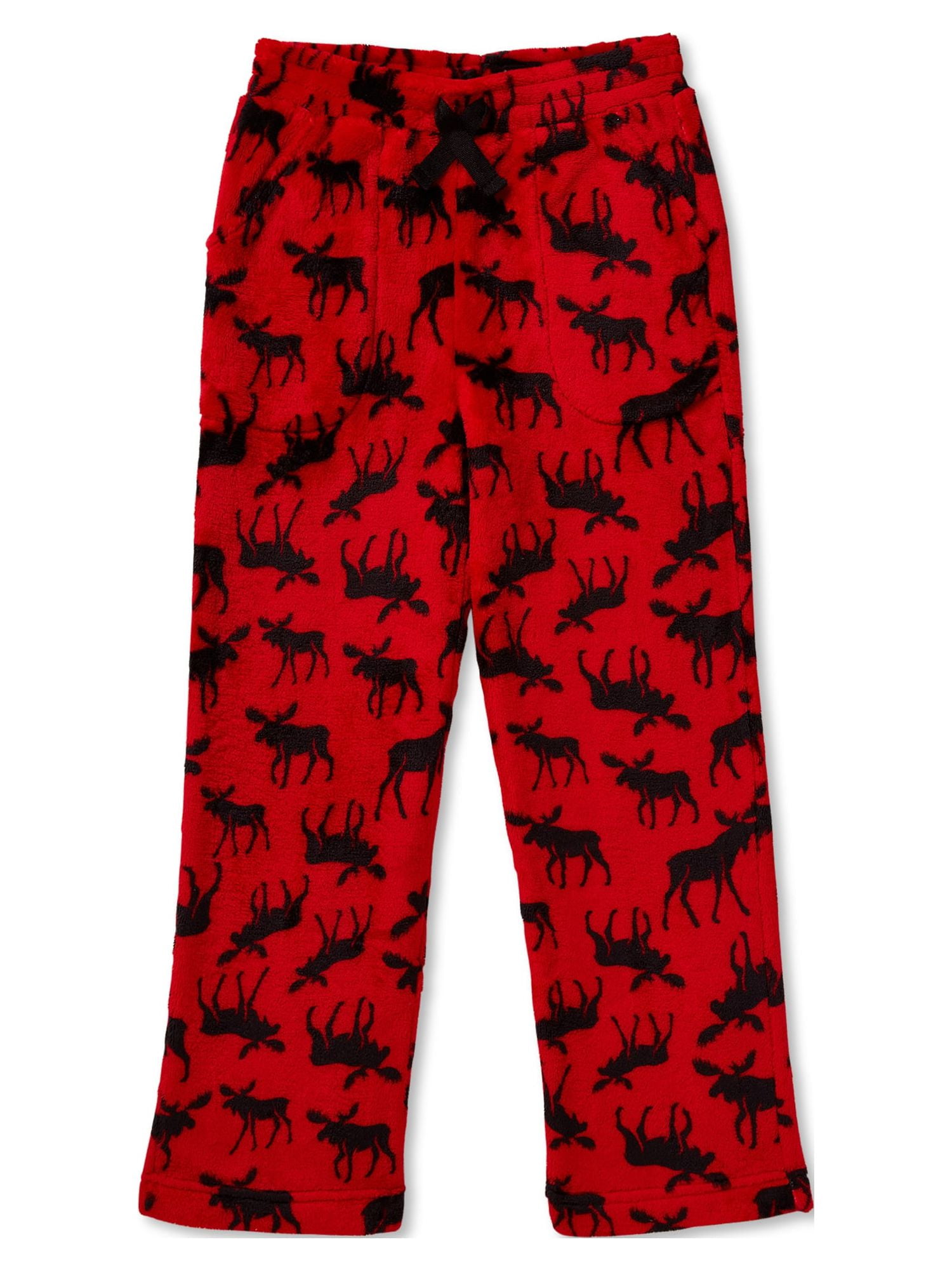 Wonder Nation Boys Moose Pajama Sleep Pants, Sizes 4-18 Husky