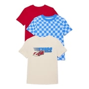 Wonder Nation Little Boys Multipack Short Sleeve Tees, 3-Pack, Sizes 4-10