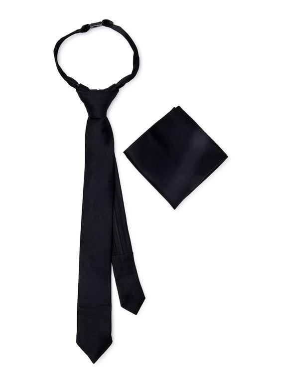 Boys Necktie and Pocket Square Set, 2-Piece