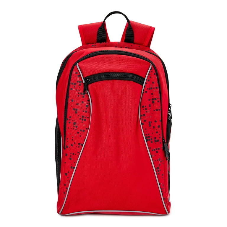 Wonder Nation Boys Night Pack Red Backpack with Adjustable Straps Walmart