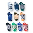 thumbnail image 1 of Wonder Nation Boys' No Show Socks, 10-Pack, Sizes S-L, 1 of 2
