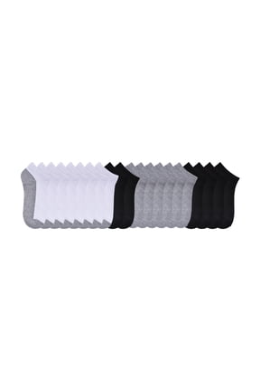 Boys No Show Socks Non-Cushion, 10 Pack, Sizes S (4-8.5) - L (3-9)