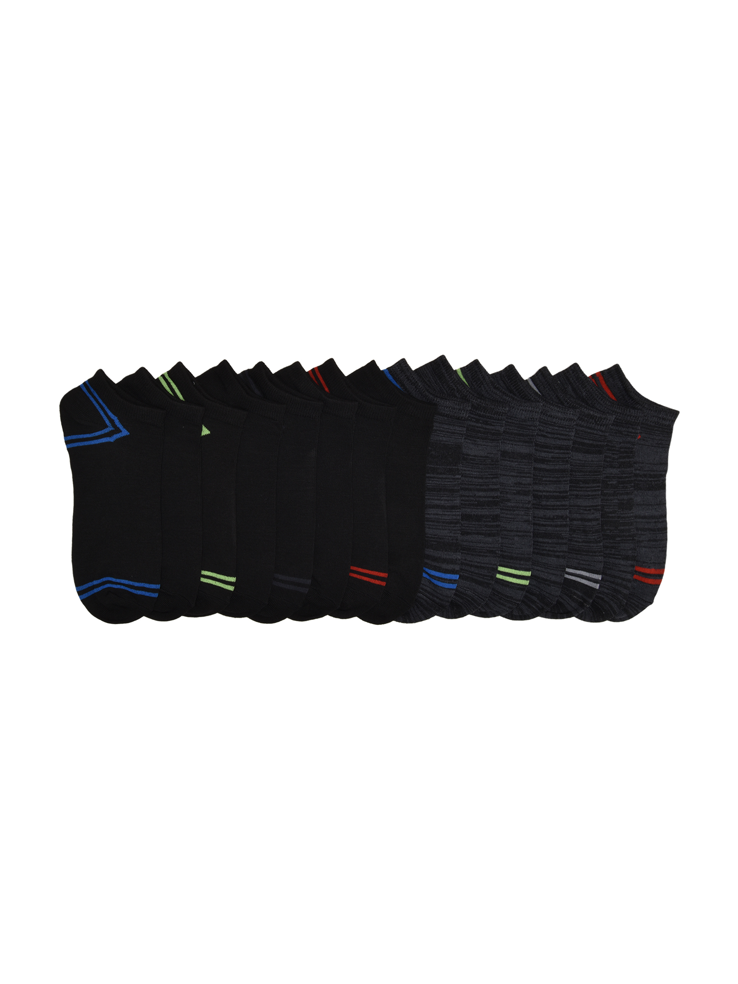 Wonder Nation Boys No Show Socks With Stripes 15 Pack Size Small Shoe Size 4 5 8 5: Before You Add to Cart