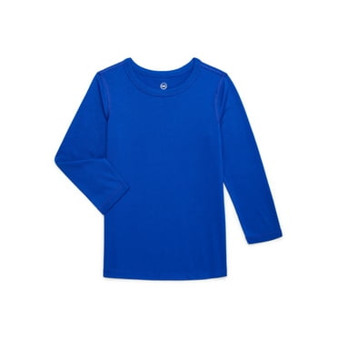 Wonder Nation Boys Adaptive Long Sleeve T-Shirt, Sizes 4-18 & Husky