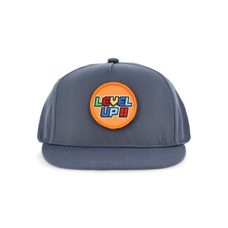 Wonder Nation Boys 'Pick a Patch' Gamer Flat Bill Hat, One Size Fits Most