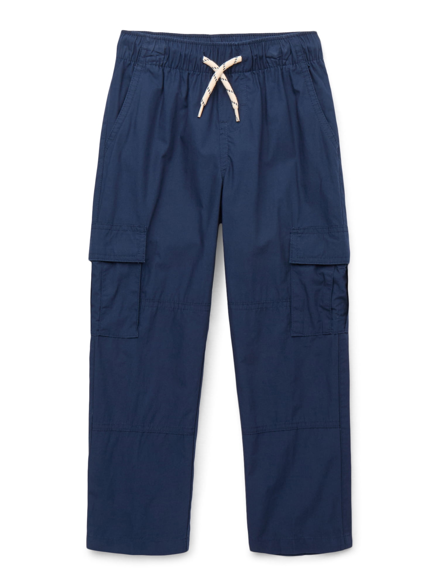 Wonder Nation Boys Poplin Cargo Pants, Sizes XS-XXL & Husky