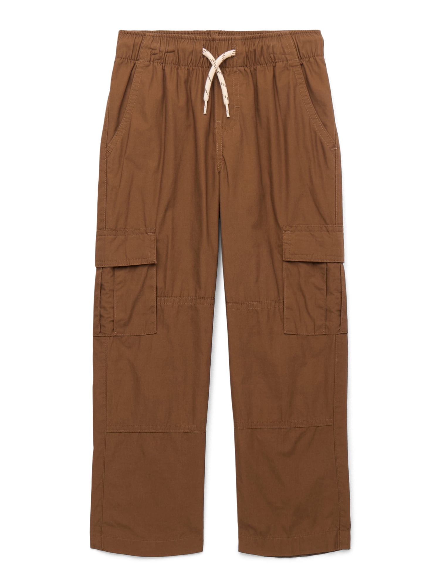 Wonder Nation Boys Poplin Cargo Pants, Sizes XS-XXL & Husky
