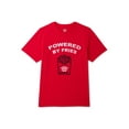 thumbnail image 1 of Wonder Nation Boys "Power By Pizza" Short Sleeve T-Shirt, Sizes 4-18 & Husky, 1 of 3