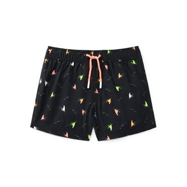 Wonder Nation Boys Print Swim Trunks, 5.5" Inseam, Sizes 4/5-18 & Husky