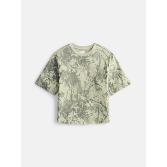Wonder Nation Boys Printed Tee with Short Sleeves, Sizes 4-18