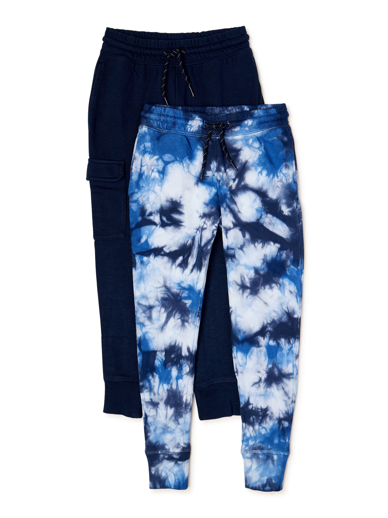 Wonder Nation Boys Printed French Terry Joggers, 2-Pack, Sizes 4-18 & Husky - image 1 of 3