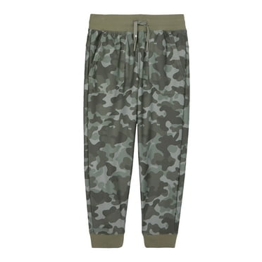 Wonder Nation Boys Pull-On Drawstring Jogger Pants, Sizes 4-18 & Husky