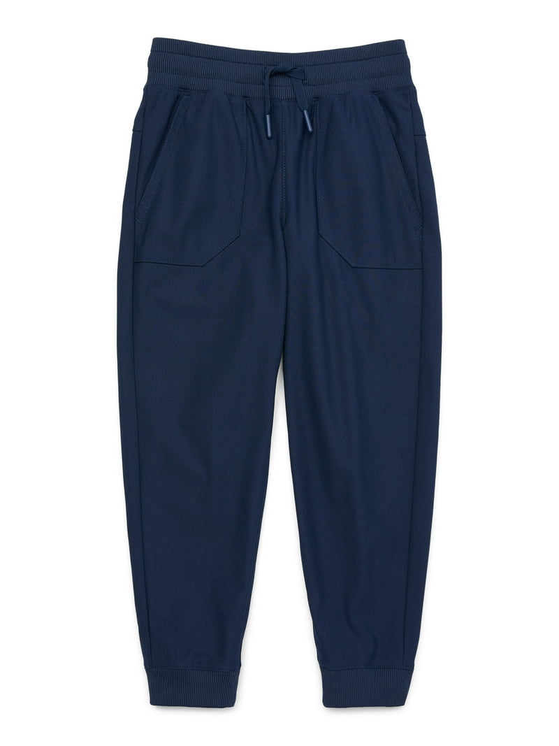 Wonder Nation Boys Pull-On Drawstring Jogger Pants, Sizes 4