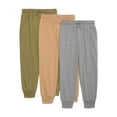 thumbnail image 1 of Wonder Nation Boys Pull-On Fleece Joggers, 3-Pack, Sizes 4-18 & Husky, 1 of 10