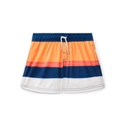 Wonder Nation Boys Quick Dry Stretch Swim Trunks with UPF50, Sizes 4-18 & Husky