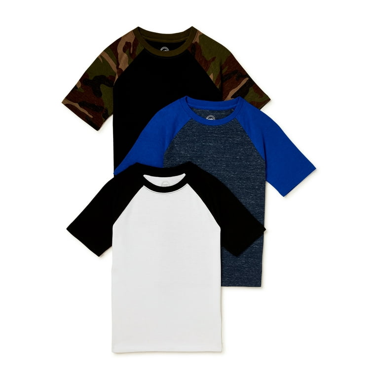 Wonder Nation Boy's 5-Pack Crew Neck Tee