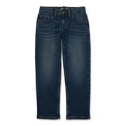 WONDER NATION Boys Relaxed Denim Jeans, Sizes 4-18, Slim & Husky