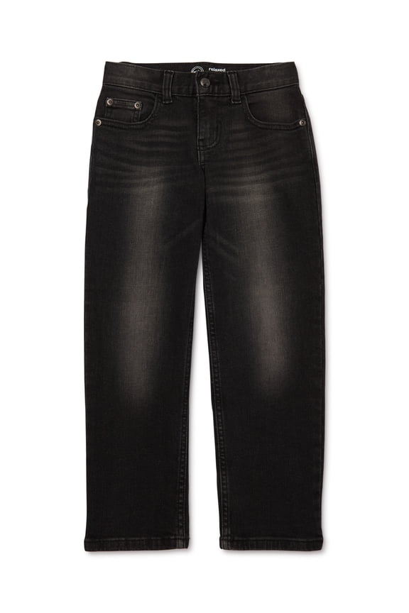 Boy's Relaxed Denim Jeans, Sizes 4-18, Slim & Husky