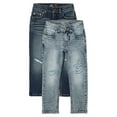 thumbnail image 1 of Wonder Nation Boys Rip & Repair Denim Jeans, 2 Pack, Sizes 4-18 & Husky, 1 of 3