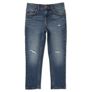 WONDER NATION Boys Slim Fit Denim Jeans, Sizes 4-18 & Husky