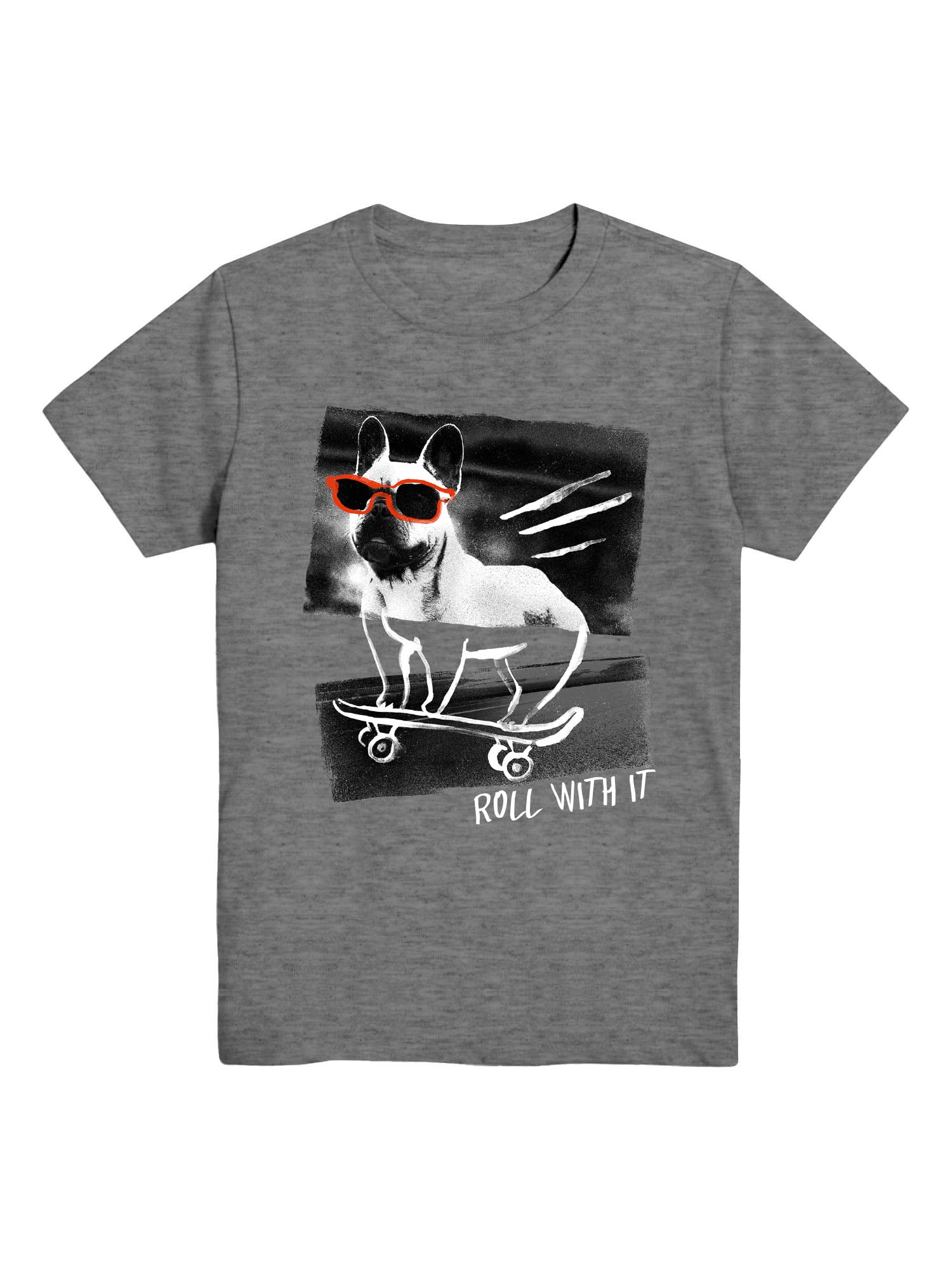Wonder Nation, Boys' & Big Boys' Roll With It, Short Sleeve, Graphic T-Shirt, Sizes 4-18