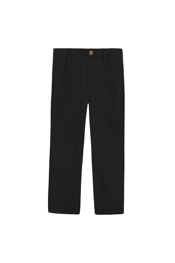 Boys School Uniform Flat Front Performance Pants, Sizes 4-18 & Husky
