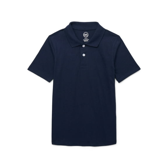 Wonder Nation Boys School Uniform Short Sleeve Jersey Polo
