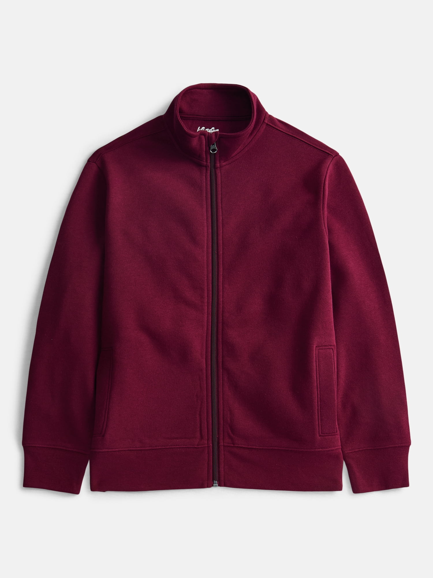 Wonder Nation Boys School Uniform Fleece Zip Up Jacket, Sizes 4-18