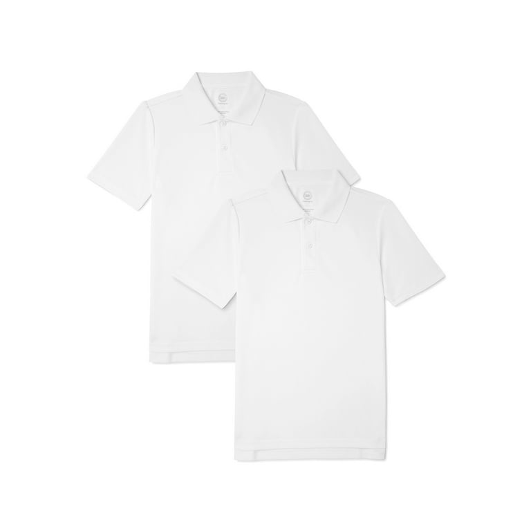 White polo clearance shirts for school