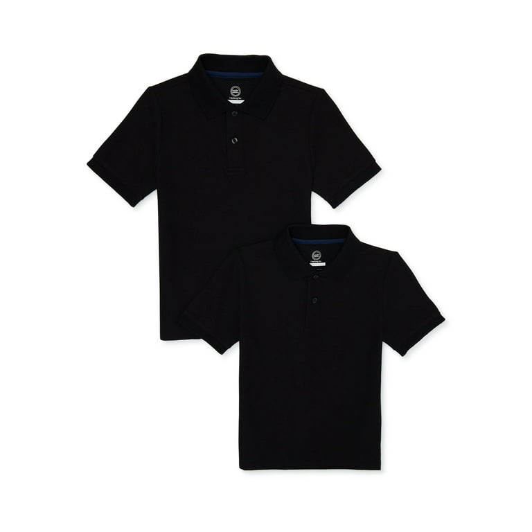 Black school polo shirts deals