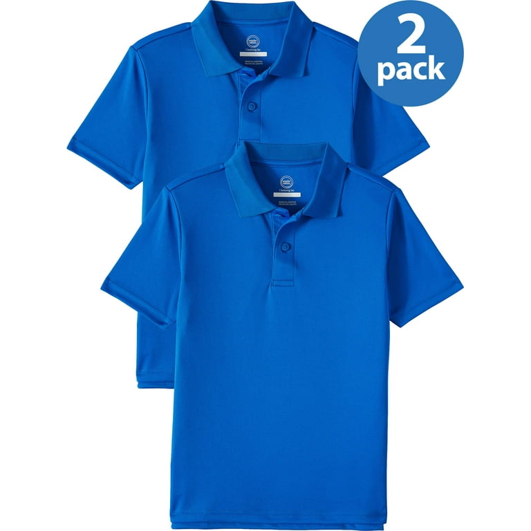 royal blue uniform shirt boy