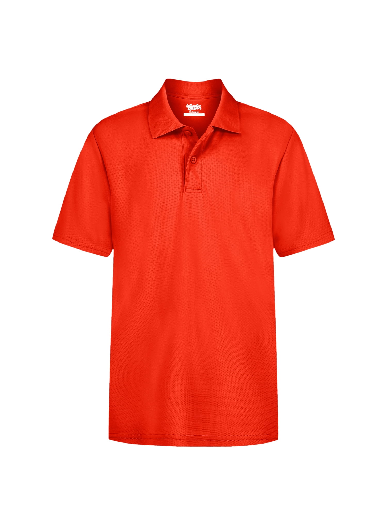 Wonder Nation Boys School Uniform Short Sleeve Performance Polo Shirt, Sizes 4-18 & Husky