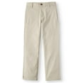 thumbnail image 1 of Wonder Nation Boys' School Uniform Stretch Chino Pants, Sizes 4-18, Slim & Husky, 1 of 4