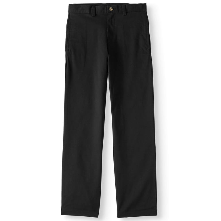 Wonder Nation Boys' School Uniform Stretch Chino Pants
