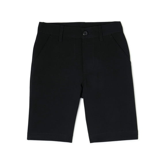 Wonder Nation Boys School Uniform Stretch Performance Shorts, Sizes 4-16