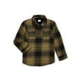 thumbnail image 1 of Wonder Nation Boys Shacket with Faux Shearling Lining, Sizes 4-18 & Husky, 1 of 3