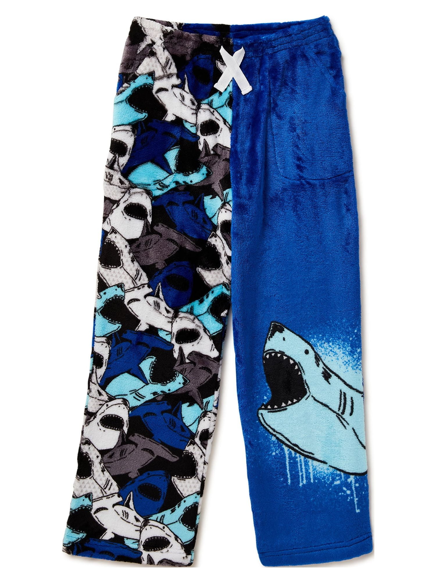 Wonder Nation Boys Shark Pajama Sleep Pants, Sizes 4-18 & Husky