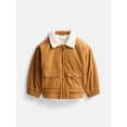 thumbnail image 1 of Wonder Nation Toddler Boys Faux Shearling Zip Up Jacket, Sizes 12M-5T, 1 of 3