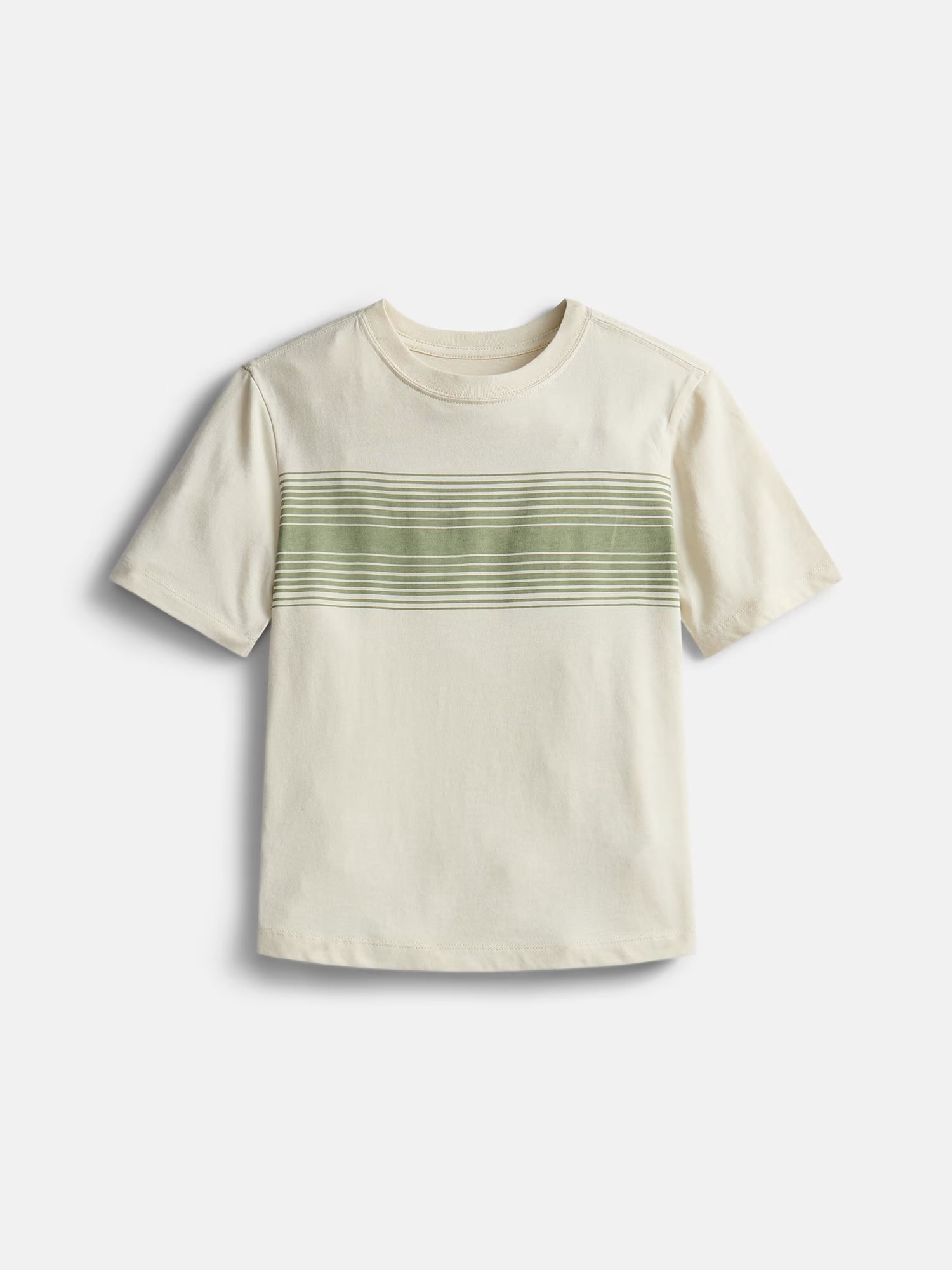 Wonder Nation Boys' Chest Stripe Tee with Short Sleeves, Sizes 4-18 & Husky