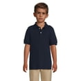 thumbnail image 1 of Wonder Nation Boys Short Sleeve Cotton Blend Polo Shirt, Sizes 4-18 & Husky, 1 of 5
