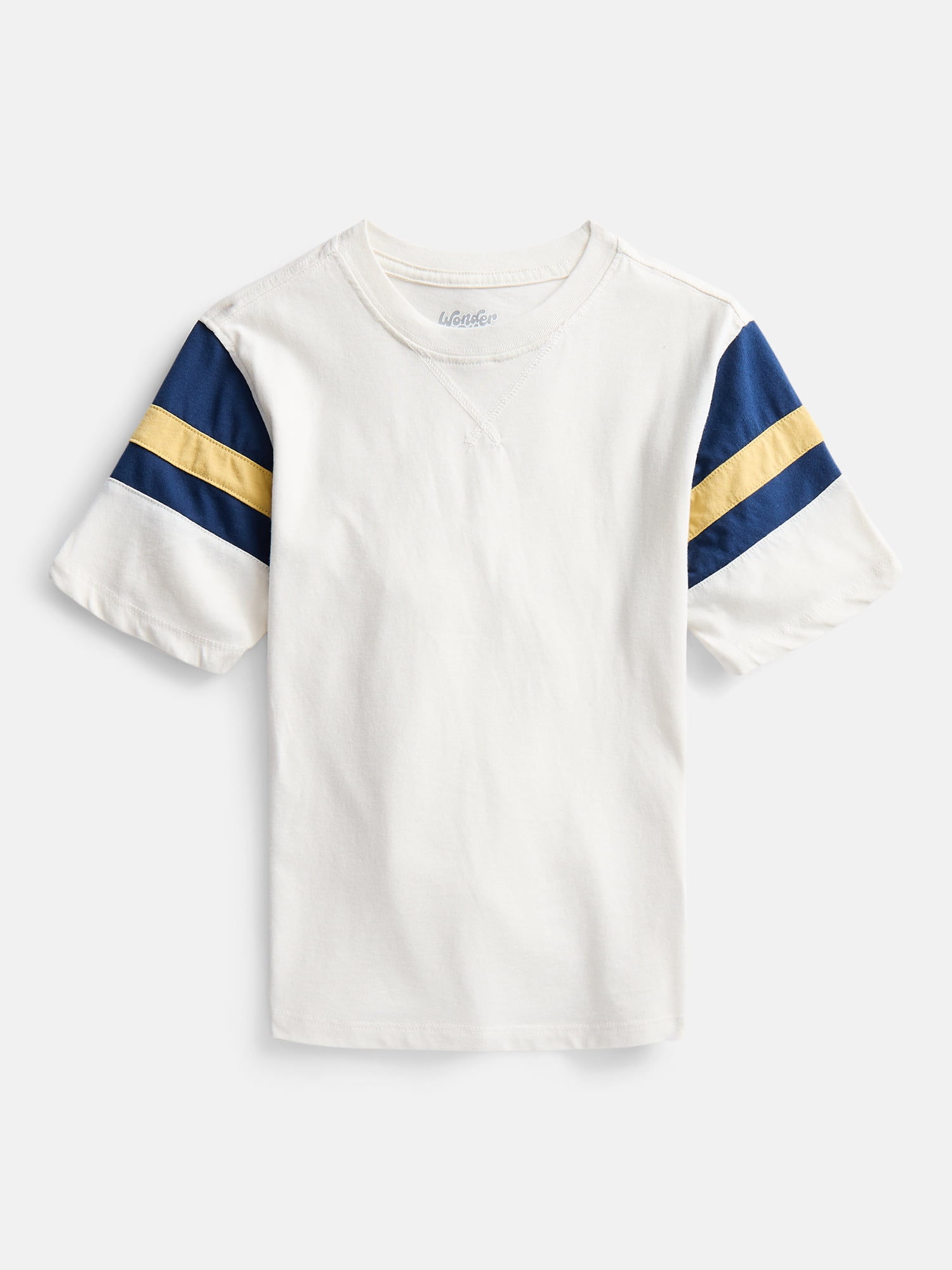 Wonder Nation Boys Football Tee with Short Sleeves, Sizes 4-18