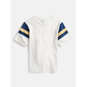Wonder Nation Boys Football Tee with Short Sleeves, Sizes 4-18