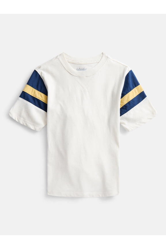 Boys Football Tee with Short Sleeves, Sizes 4-18