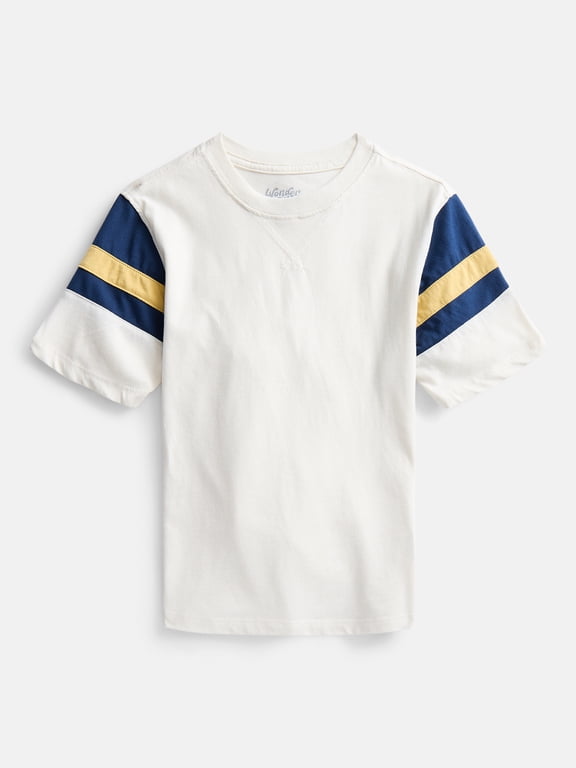 Boys Football Tee with Short Sleeves, Sizes 4-18
