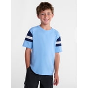 Wonder Nation Boys Football Tee with Short Sleeves, Sizes 4-18