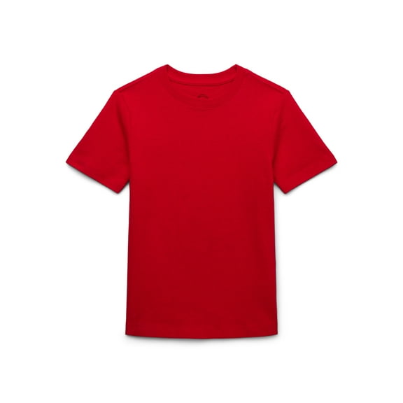 Wonder Nation Boys Short Sleeve Heavyweight Boxy T-Shirt, Sizes 4-18 & Husky