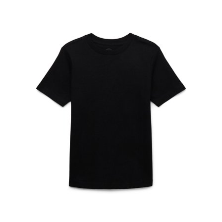 Wonder Nation Boys Short Sleeve Heavyweight Boxy T-Shirt, Sizes 4-18 & Husky