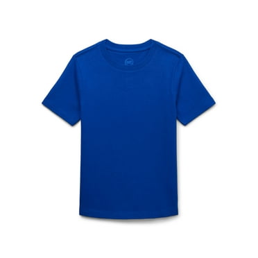 Wonder Nation Boys Short Sleeve Heavyweight Boxy T-Shirt, Sizes 4-18 & Husky