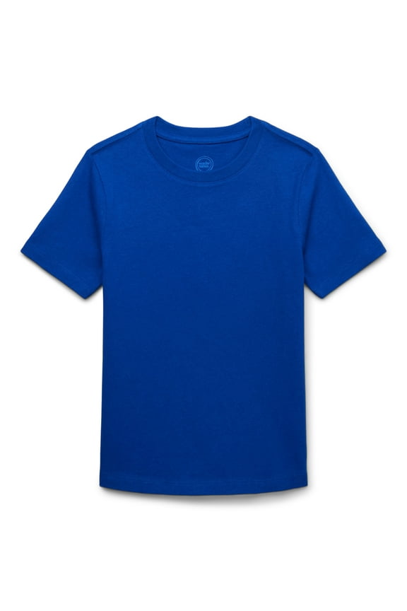 Boys Short Sleeve Heavyweight Boxy T-Shirt, Sizes 4-18 & Husky