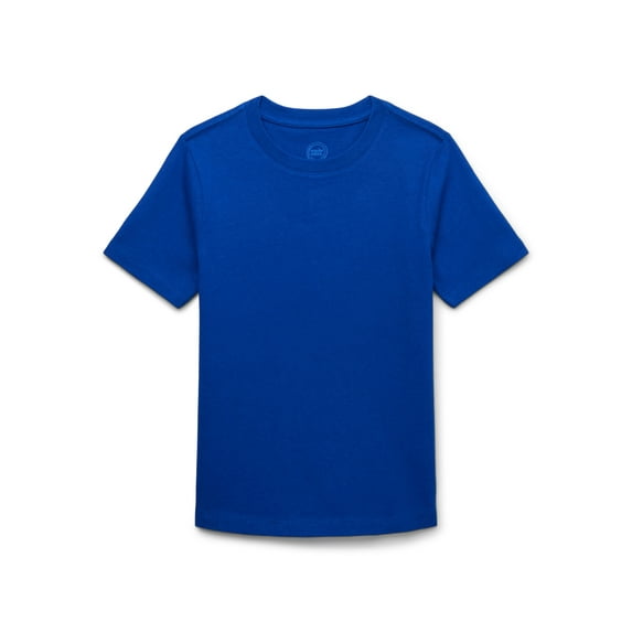 Wonder Nation Boys Short Sleeve Heavyweight Boxy T-Shirt, Sizes 4-18 & Husky